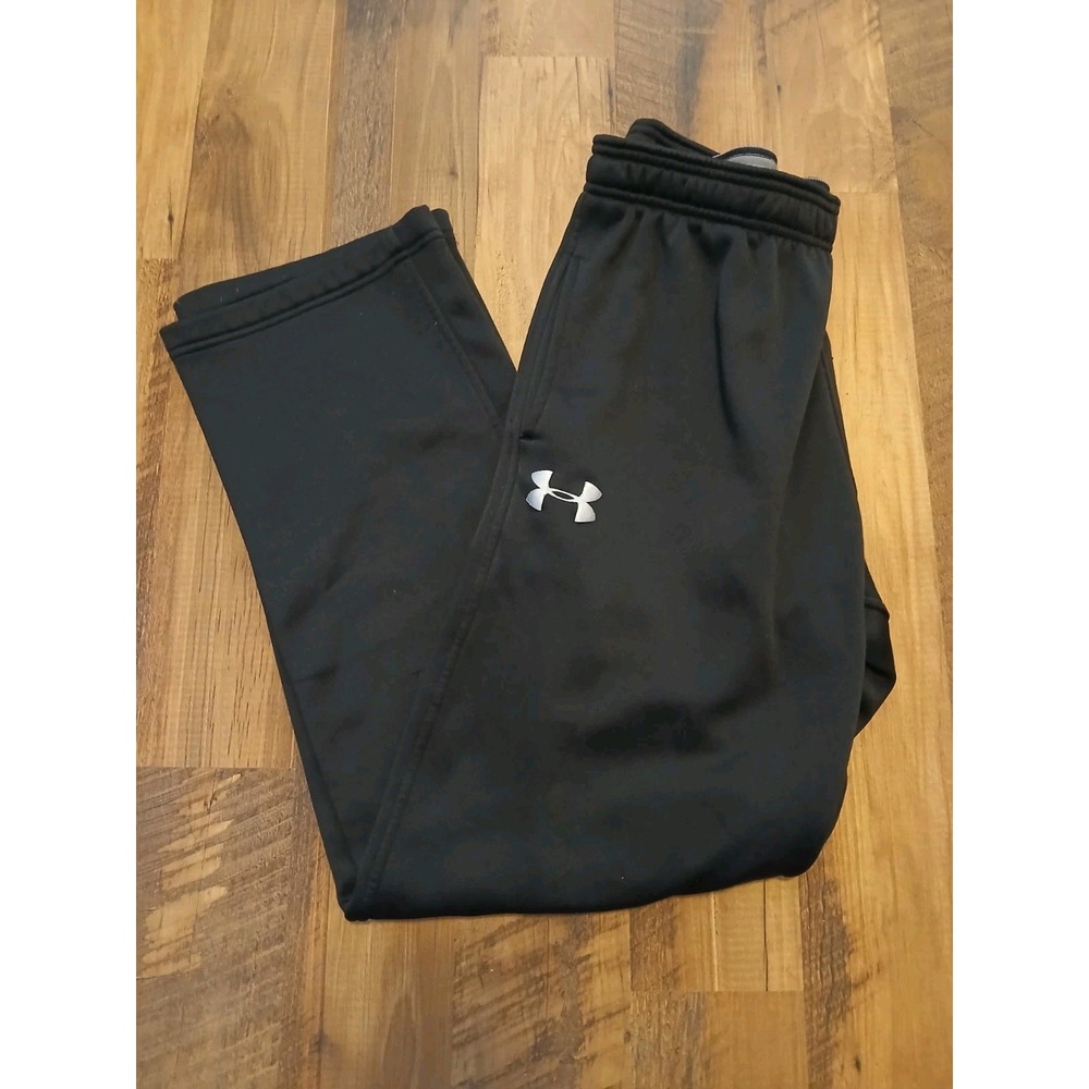 Under Armour Men's Medium Black Loose Fit Sweatpants Joggers 28" Inseam